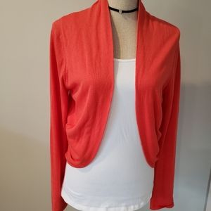 Arden B Open Front Cropped Sweater